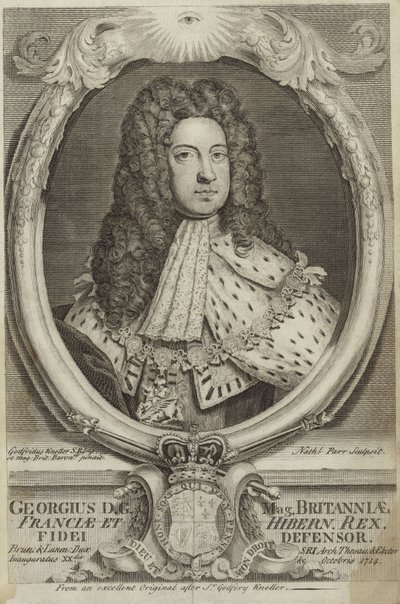 Portrait of George I of Great Britain and Ireland by Godfrey Kneller